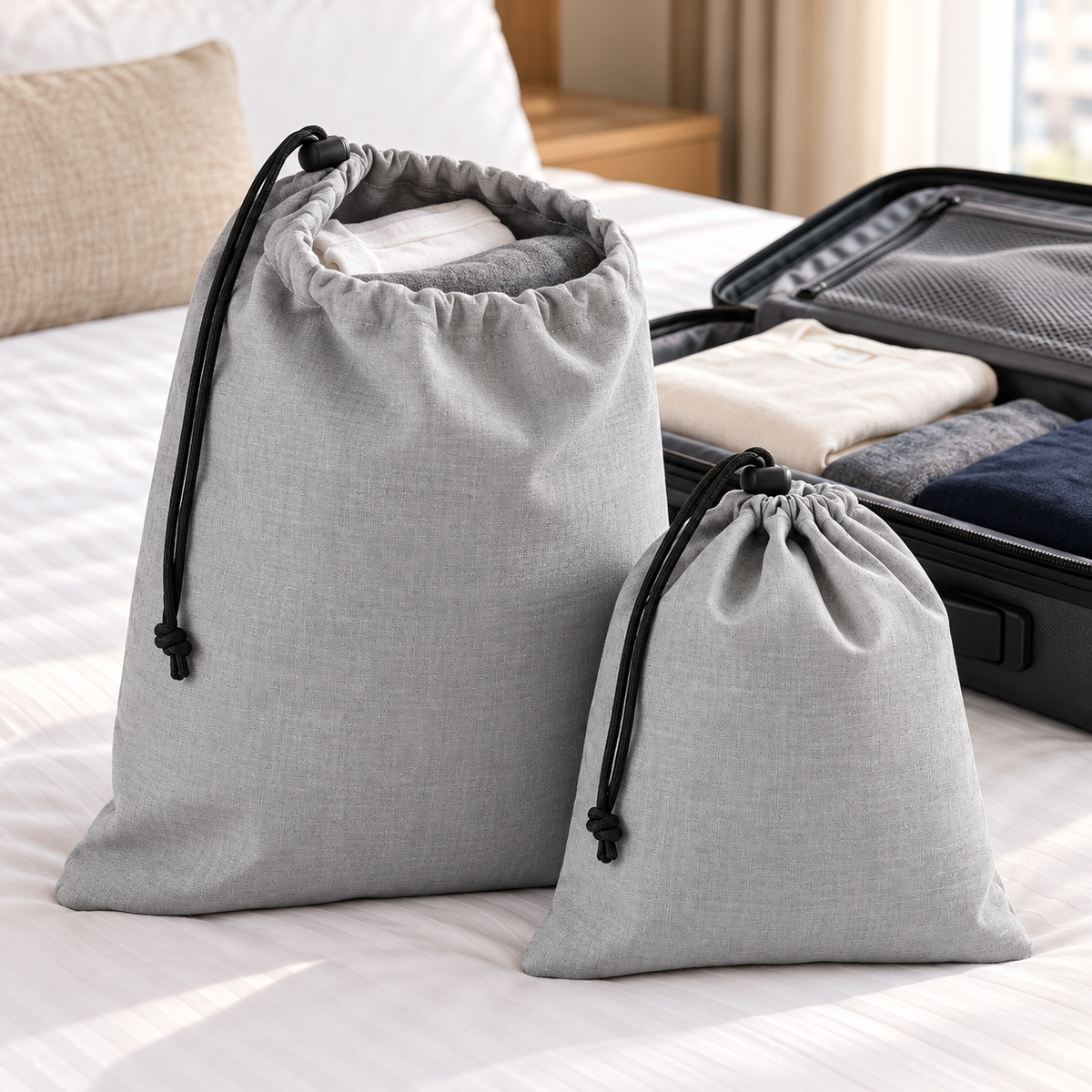 Travel Laundry Pouch Set